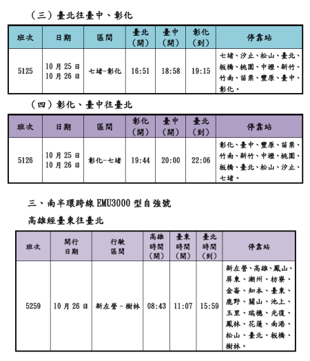 光復節加開列次 3.png